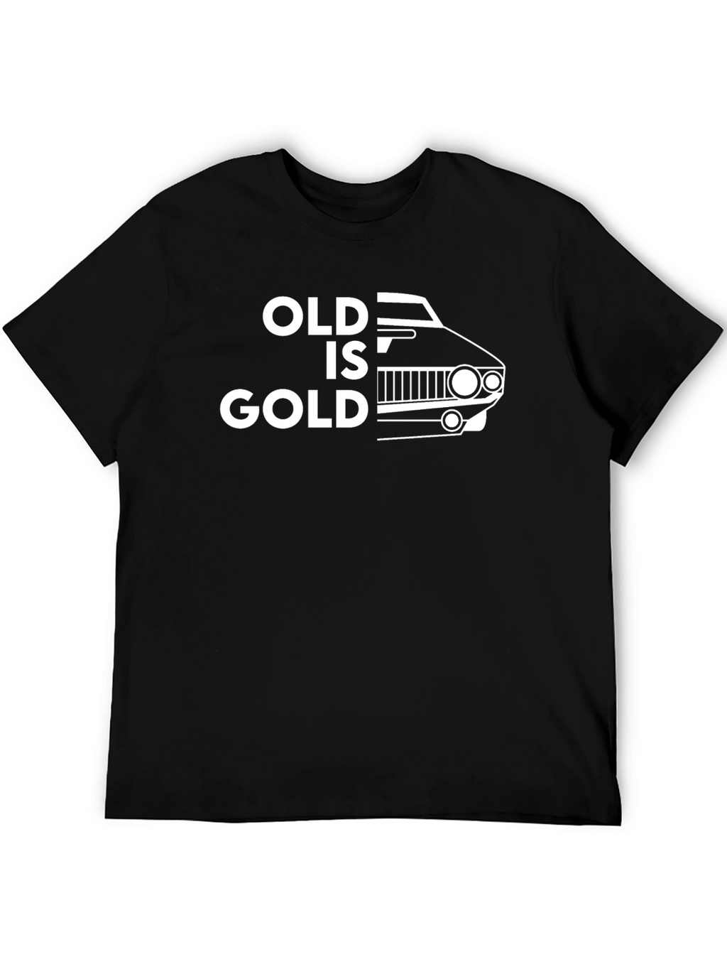 Old Is Gold Classic Car T-Shirt