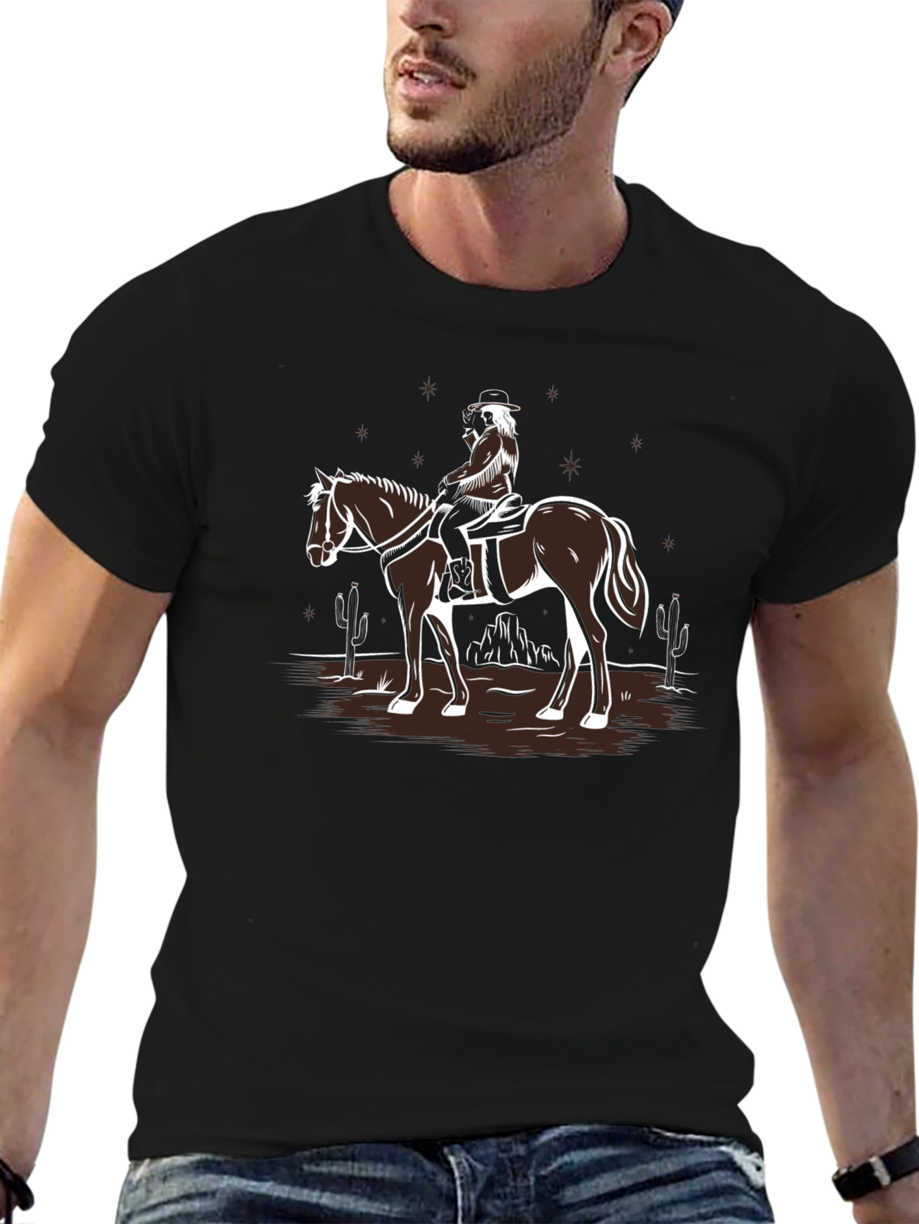 Cowboy on Horse T-Shirt