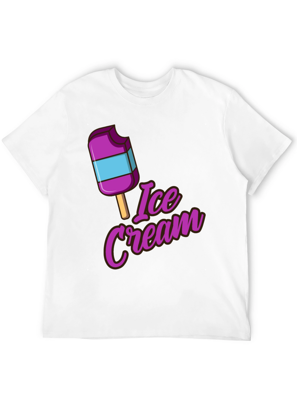 Ice Cream Graphic T-Shirt - Trendy Summer Tee