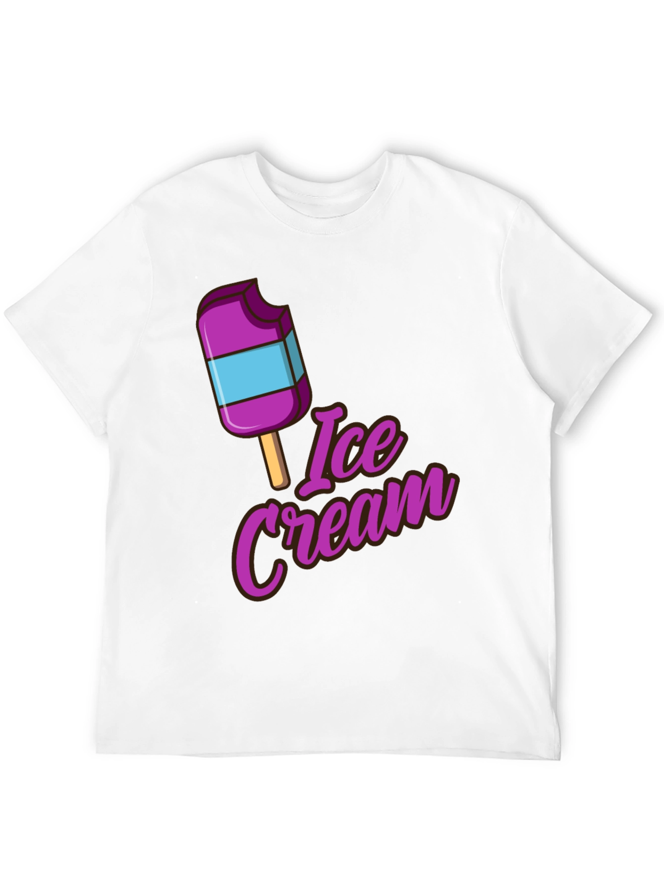 Ice Cream Graphic T-Shirt - Trendy Summer Tee