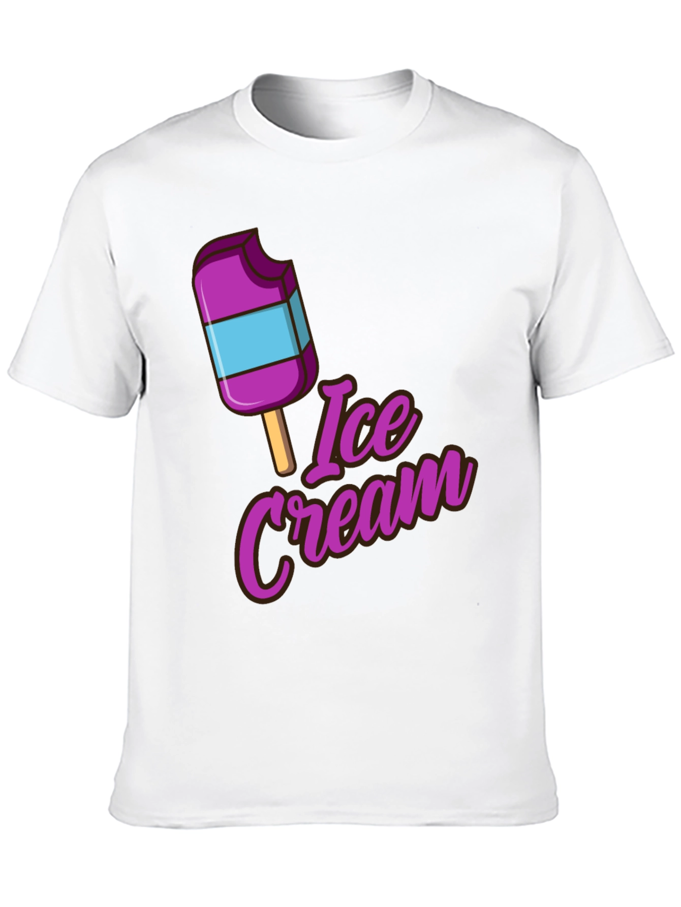 Ice Cream Graphic T-Shirt - Trendy Summer Tee