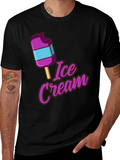Ice Cream Graphic T-Shirt - Trendy Summer Tee