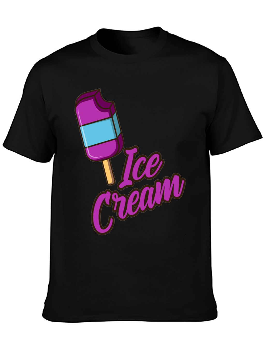 Ice Cream Graphic T-Shirt - Trendy Summer Tee