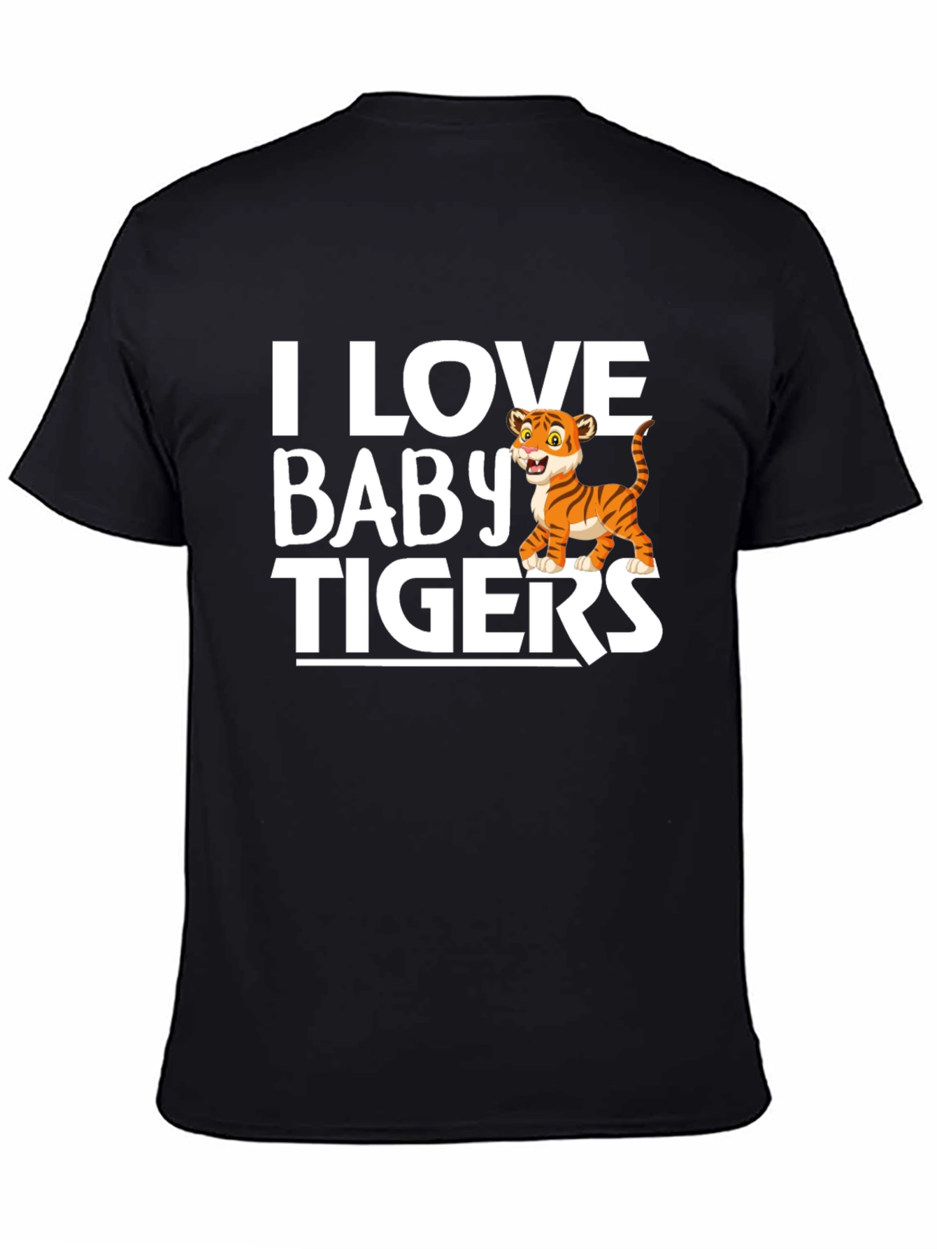 I Love Baby Tigers Graphic T-Shirt