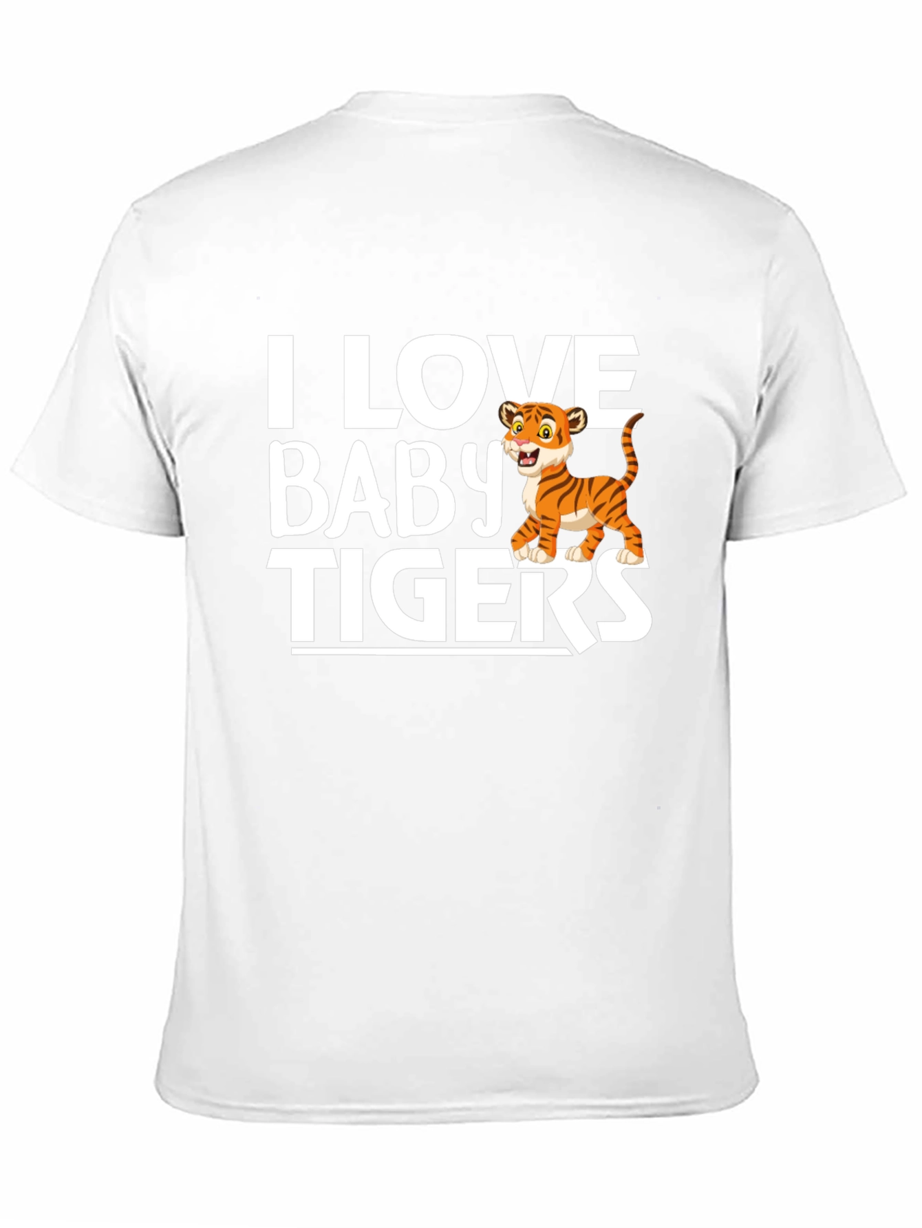 I Love Baby Tigers Graphic T-Shirt