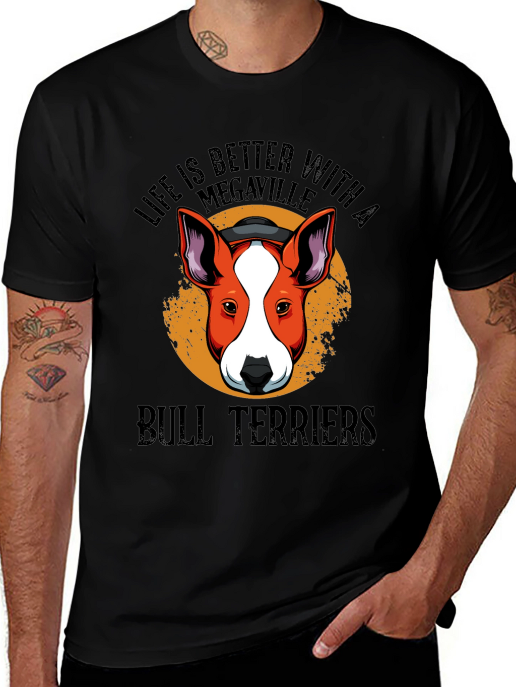 Megaville Bull Terriers Graphic Tee