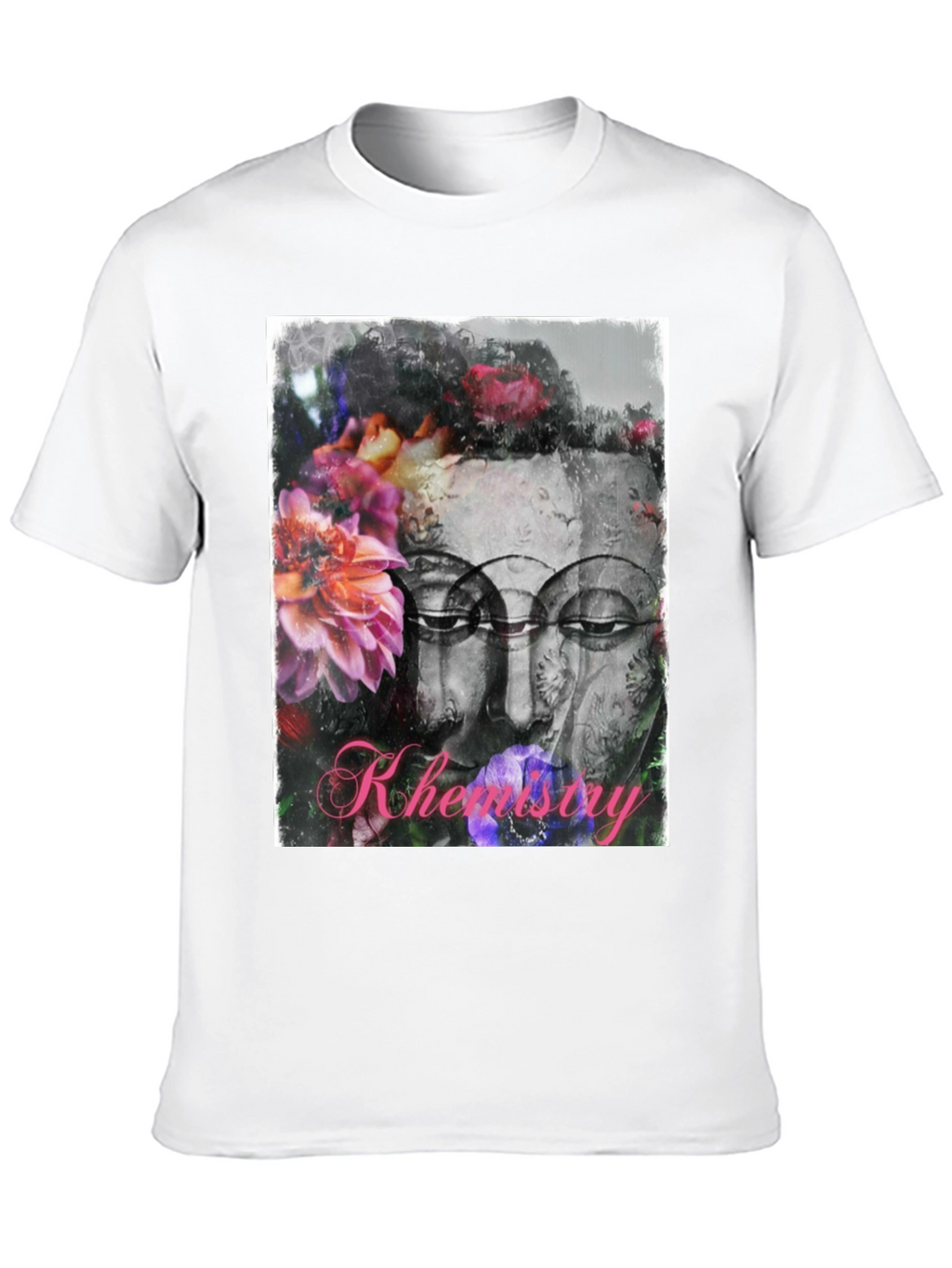Floral Buddha T-Shirt - Zen Streetwear