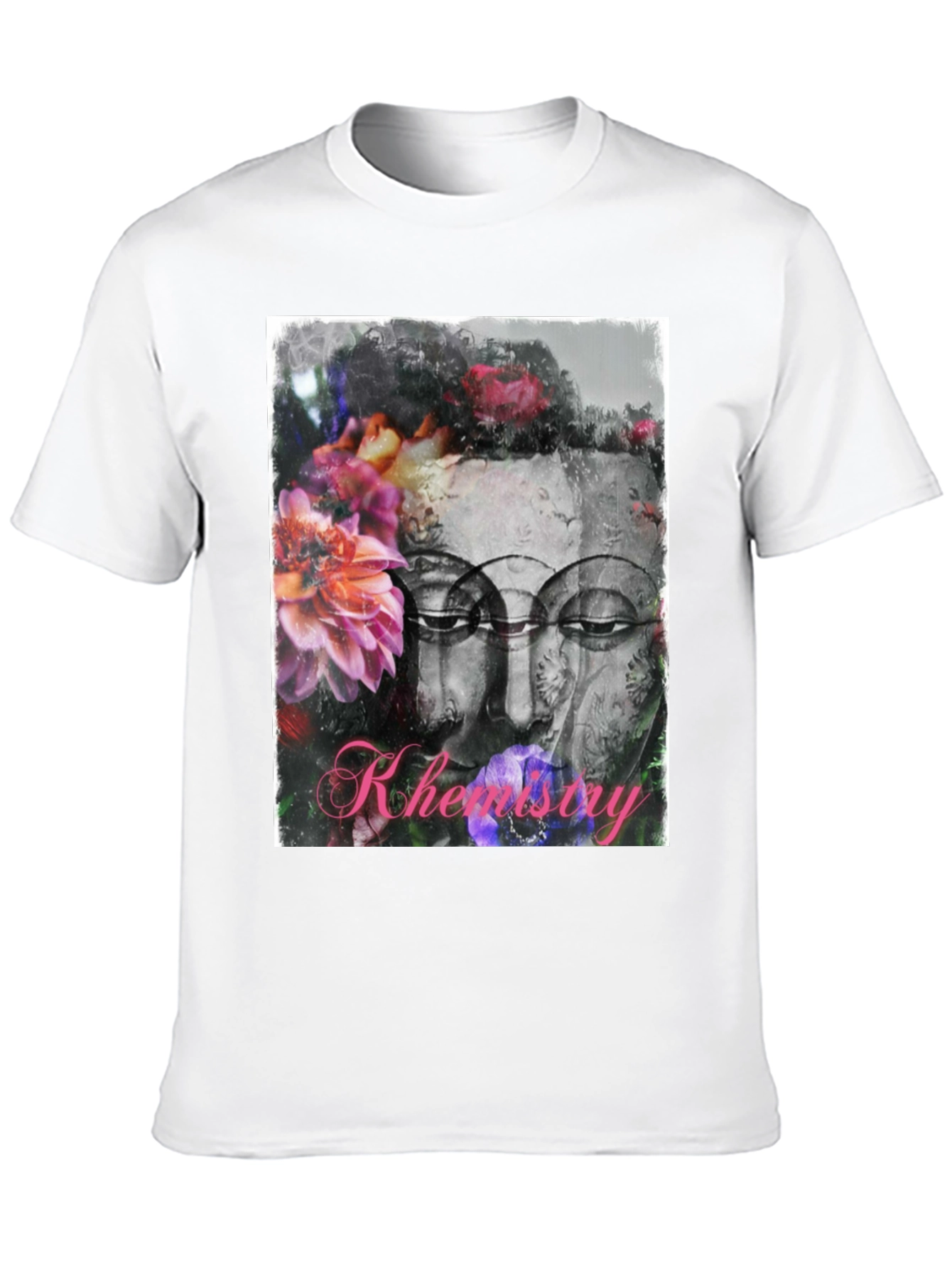 Floral Buddha T-Shirt - Zen Streetwear