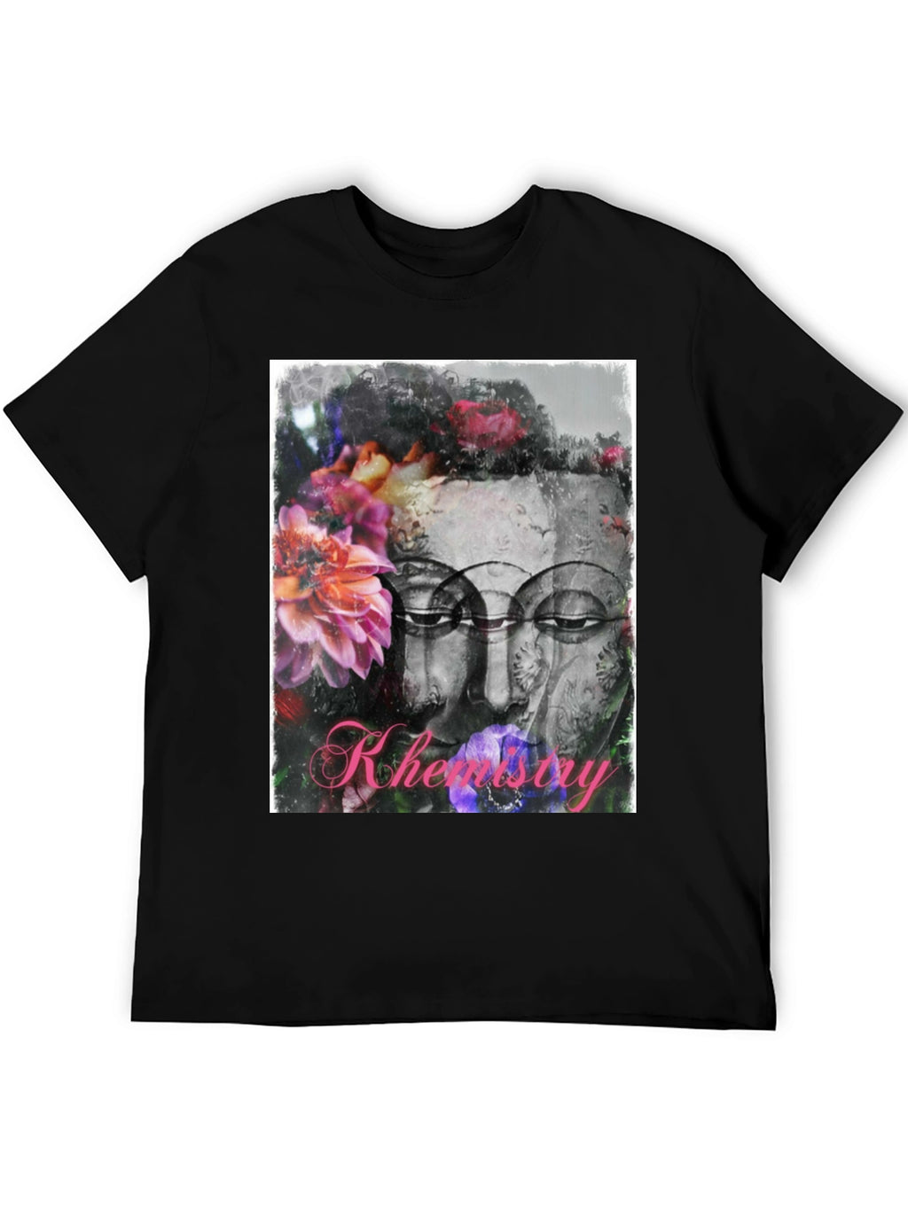 Floral Buddha T-Shirt - Zen Streetwear
