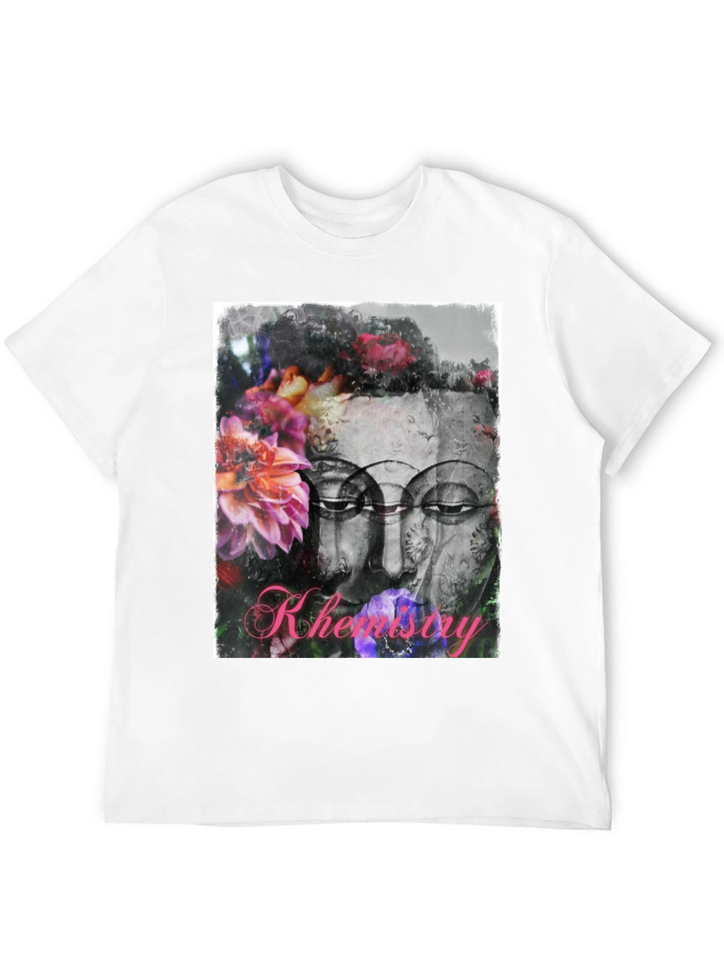 Floral Buddha T-Shirt - Zen Streetwear