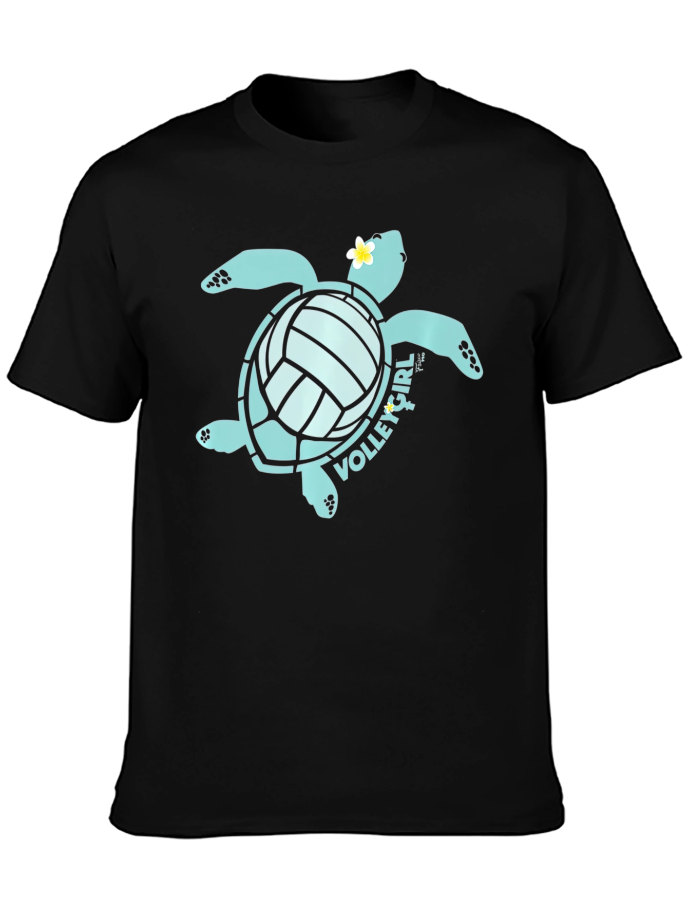 Volleygirl Turtle Volleyball T-Shirt