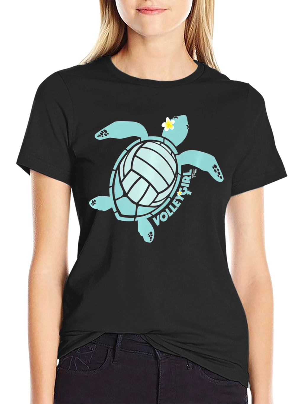 Volleygirl Turtle Volleyball T-Shirt