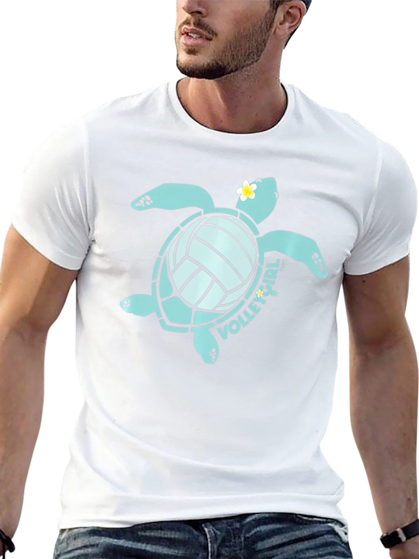 Volleygirl Turtle Volleyball T-Shirt