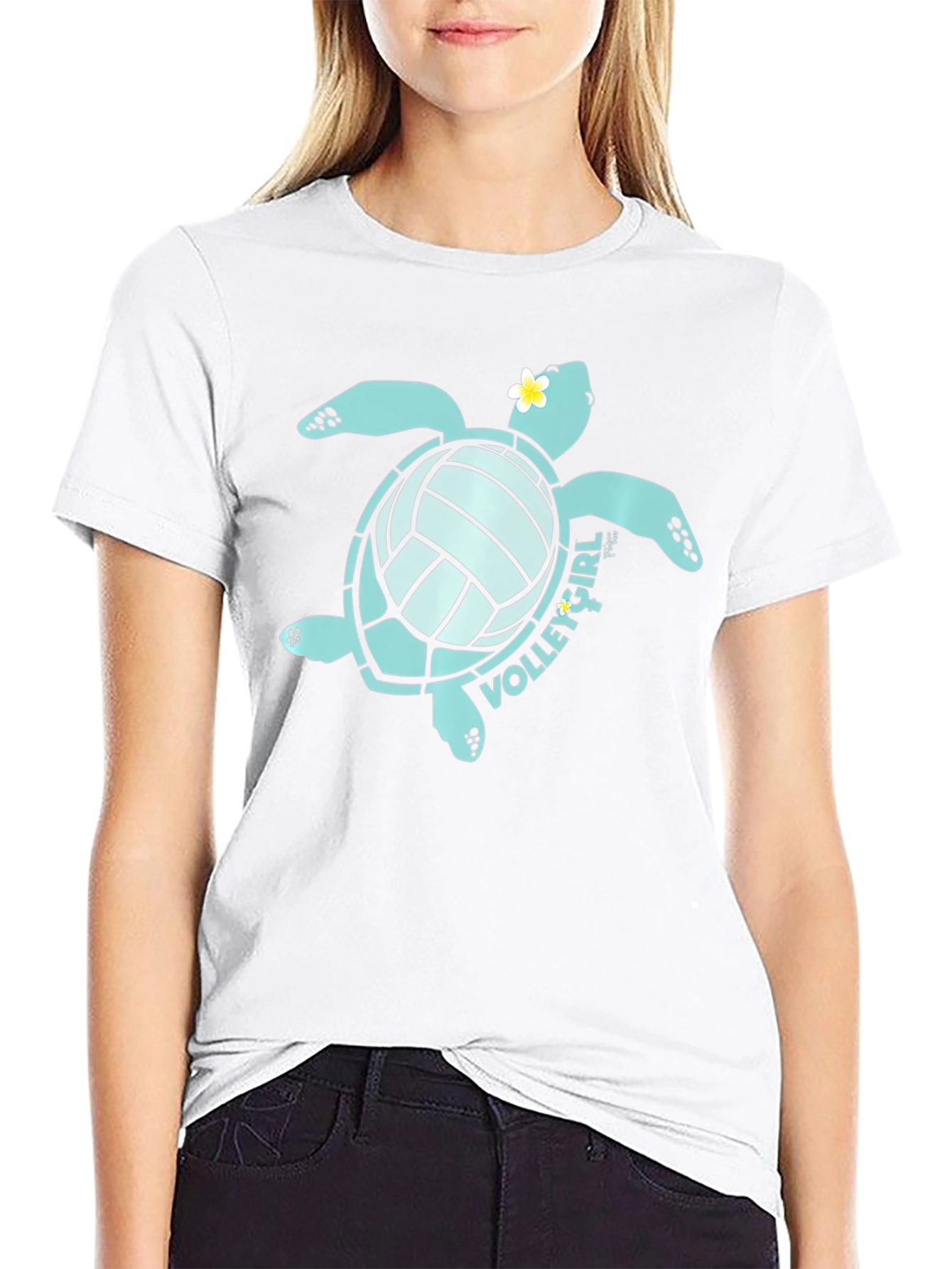 Volleygirl Turtle Volleyball T-Shirt