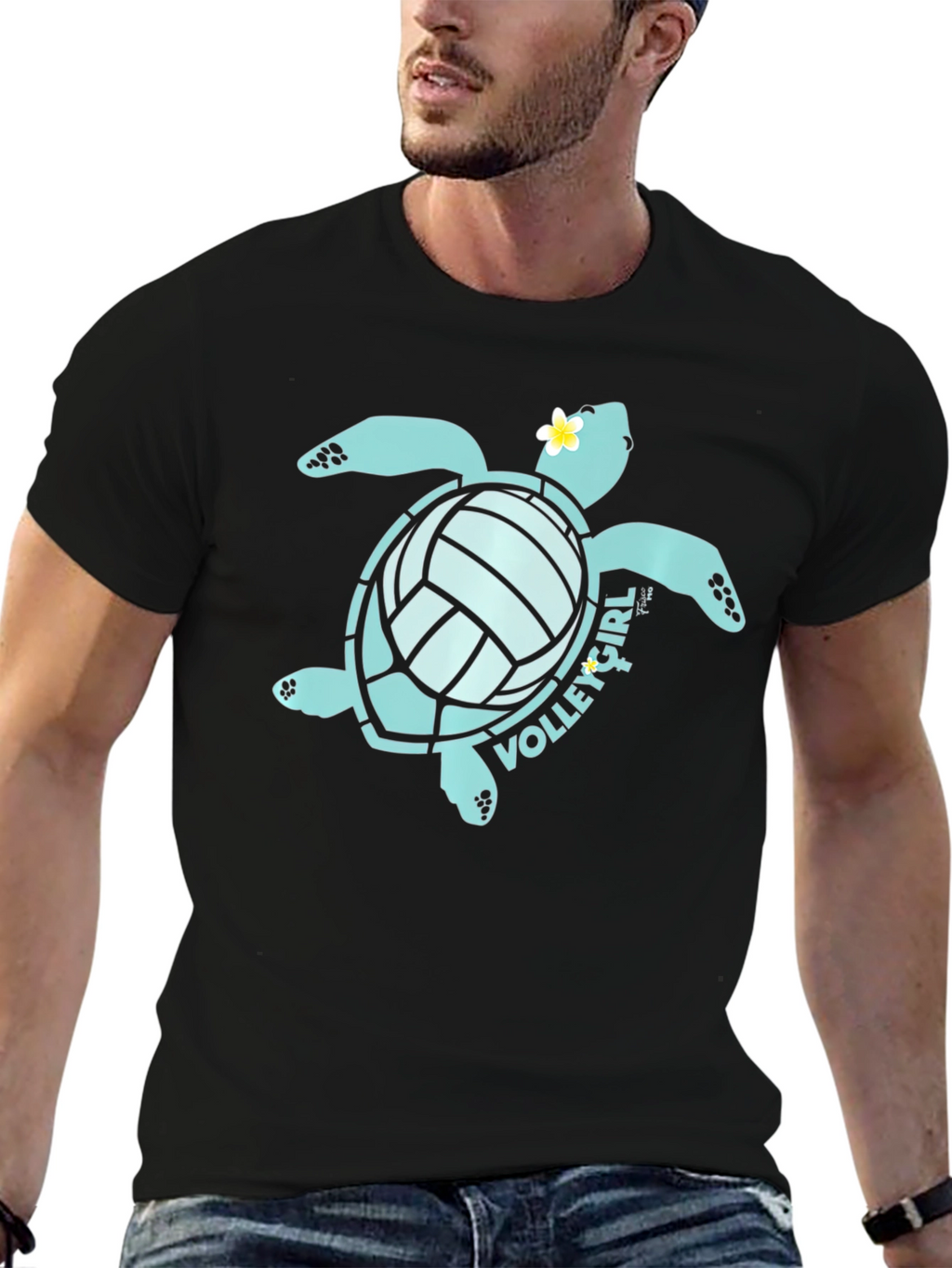 Volleygirl Turtle Volleyball T-Shirt