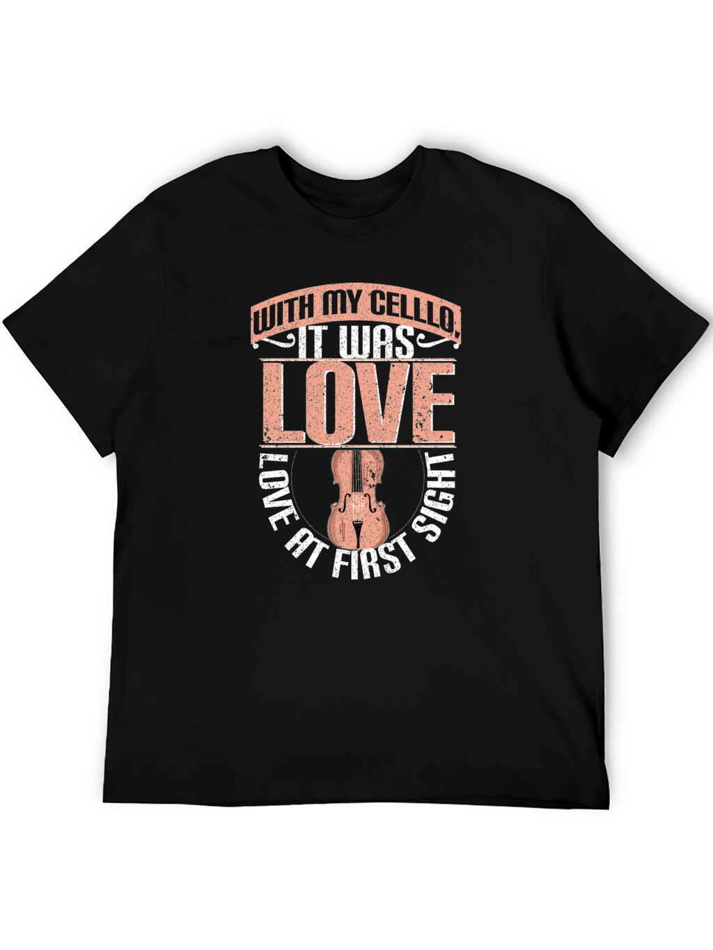 Cello Love at First Sight Graphic T-Shirt