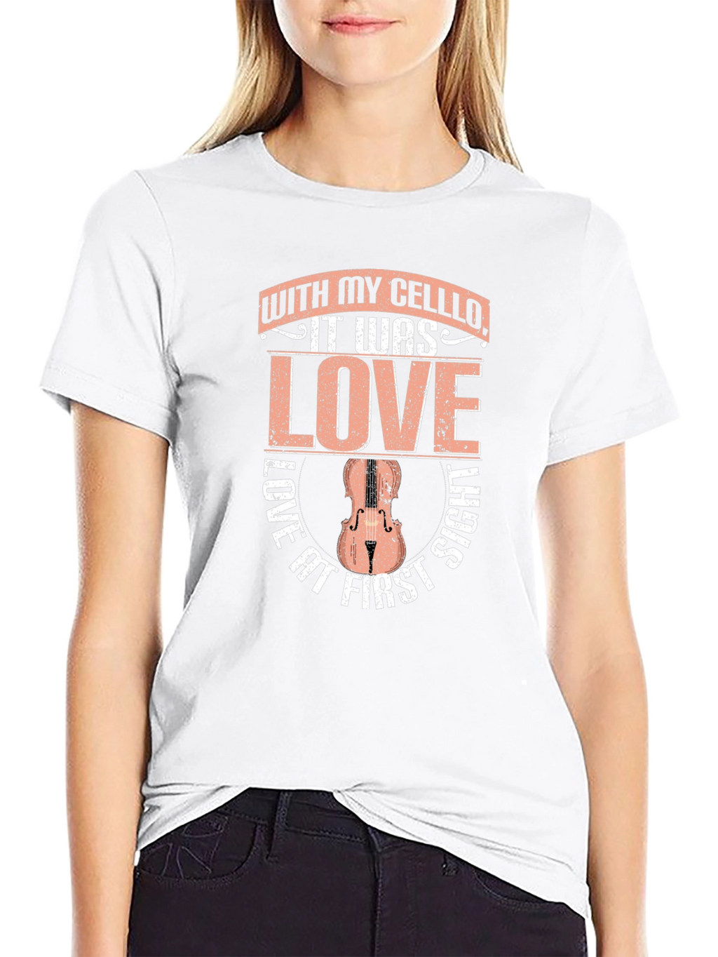 Cello Love at First Sight Graphic T-Shirt