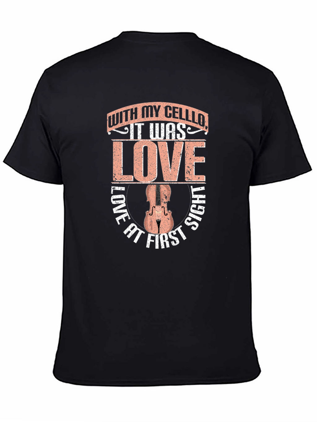 Cello Love at First Sight Graphic T-Shirt