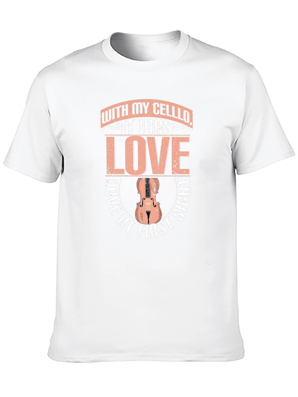Cello Love at First Sight Graphic T-Shirt