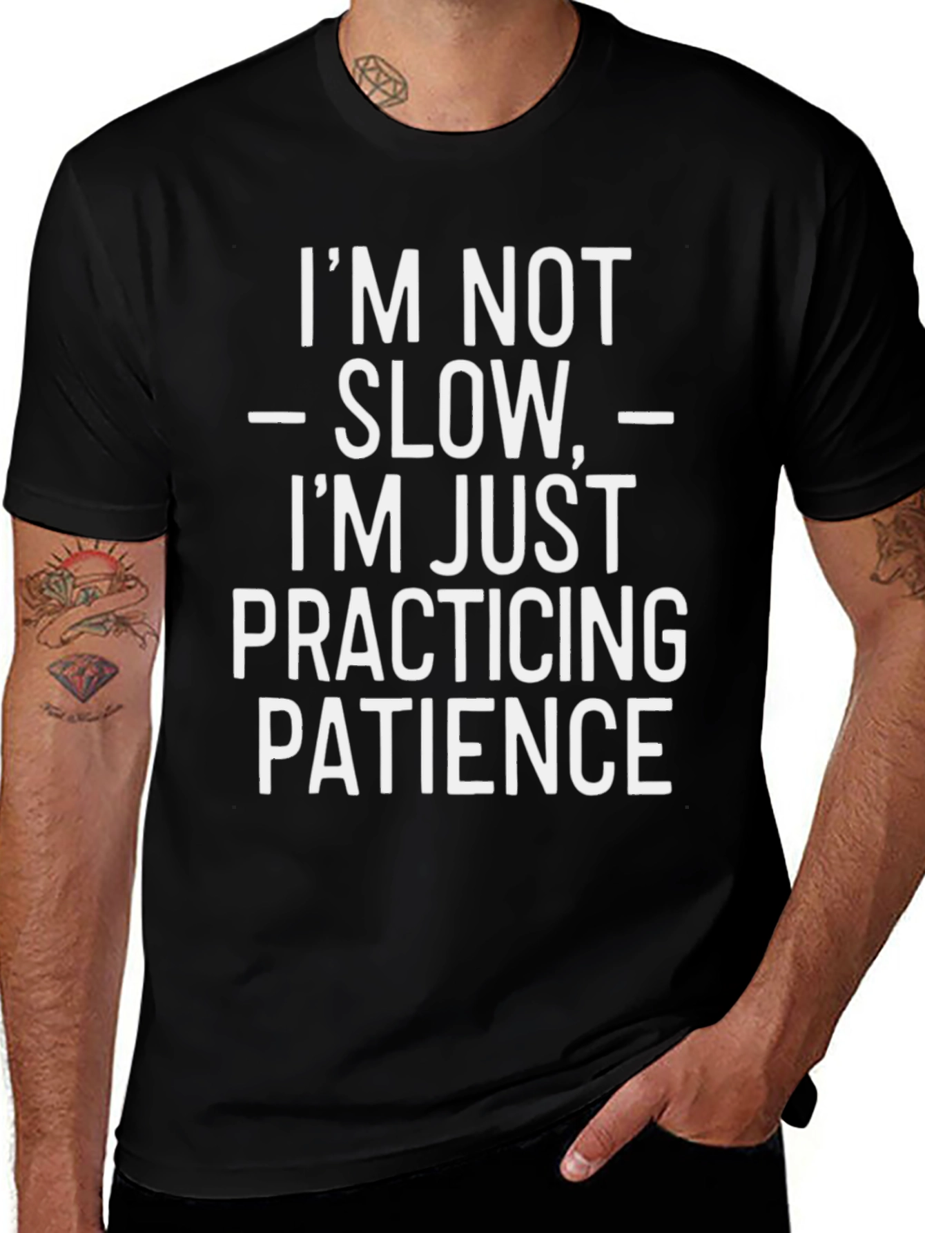 Funny Patience Graphic Tee - Humor T-Shirt