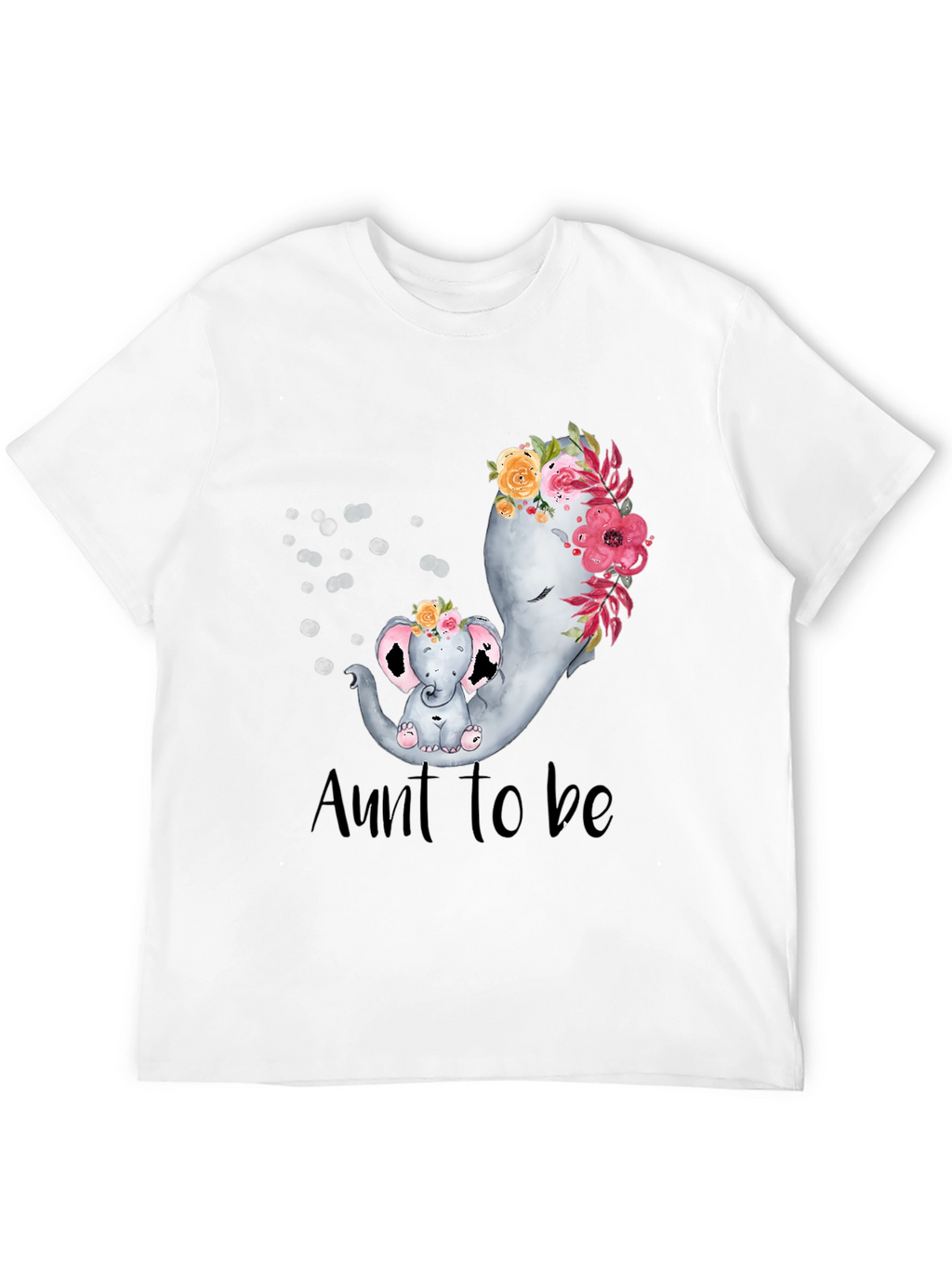Cute Elephant Aunt To Be T-Shirt