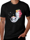 Cute Elephant Aunt To Be T-Shirt