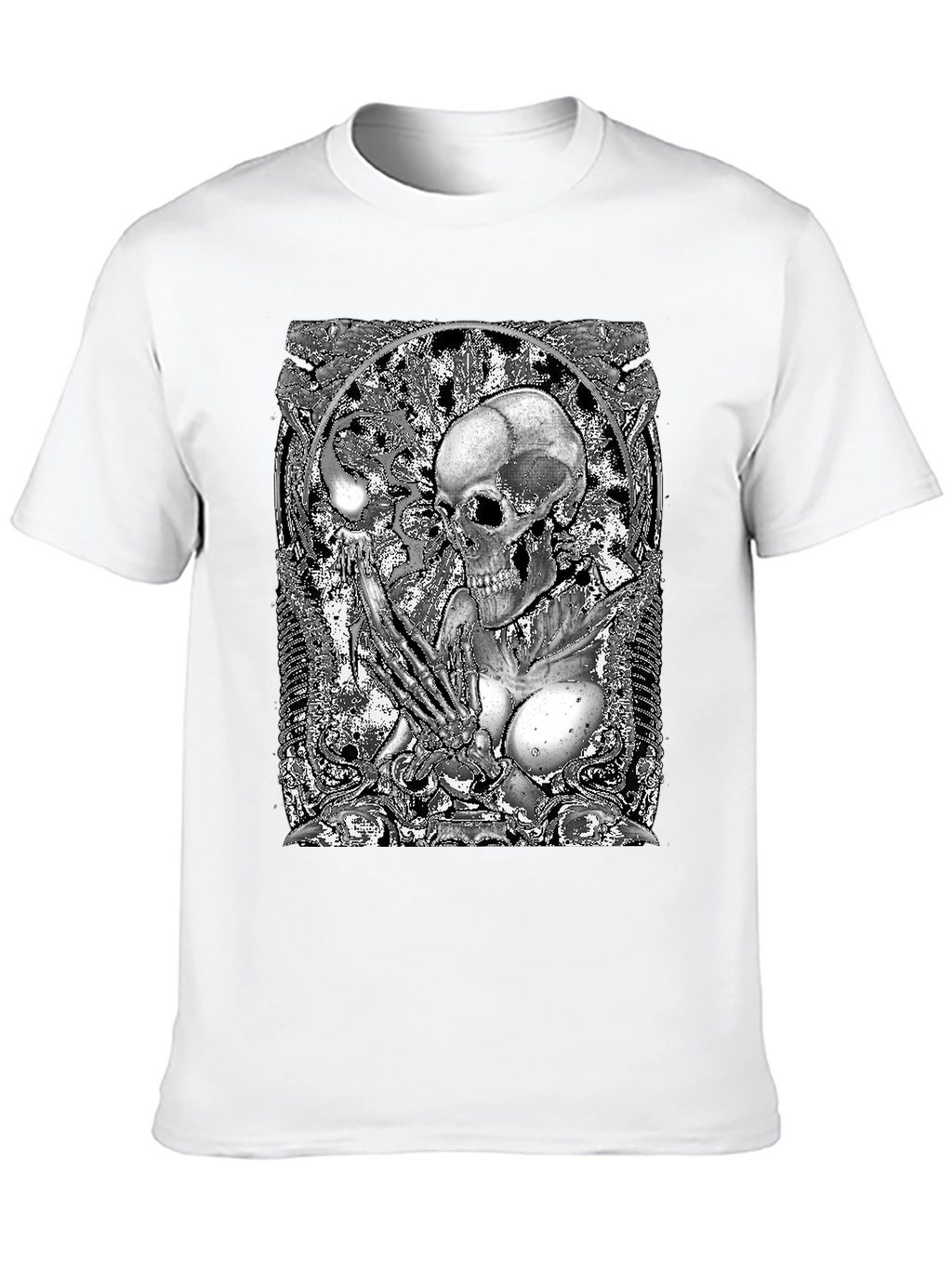 Skull & Bones Graphic Tee - Black