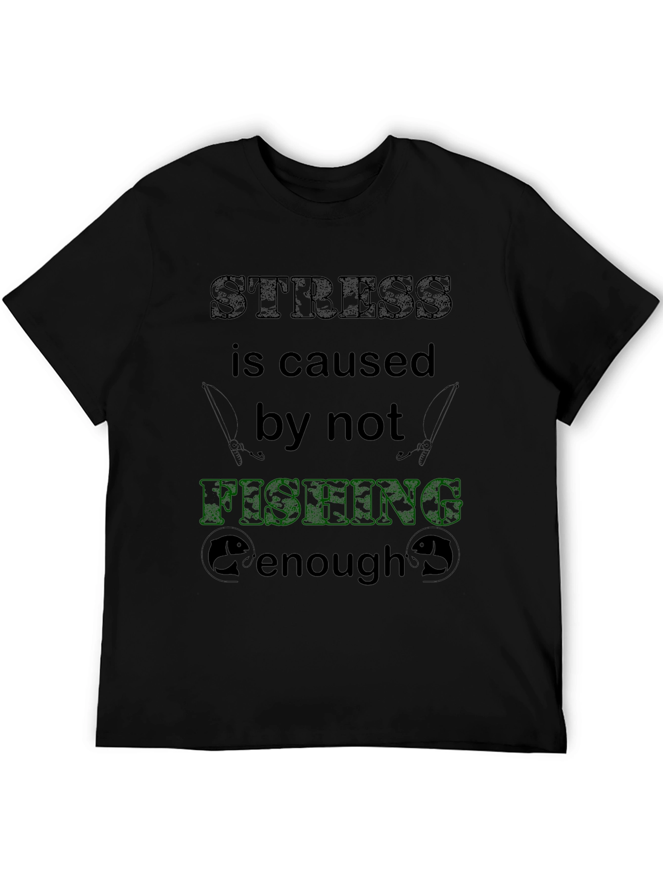 Stress Fishing T-Shirt: Fishermans Apparel