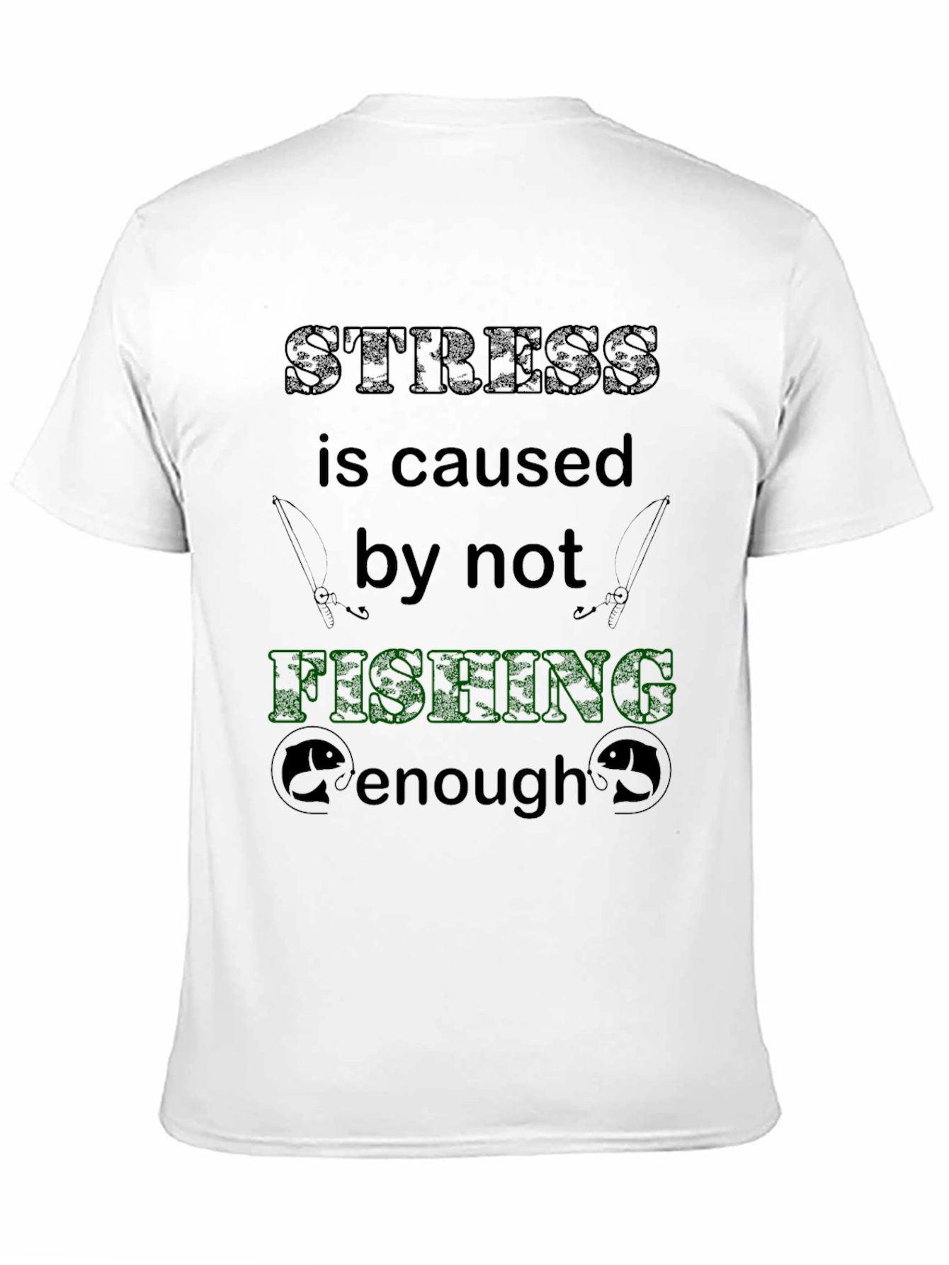 Stress Fishing T-Shirt: Fishermans Apparel