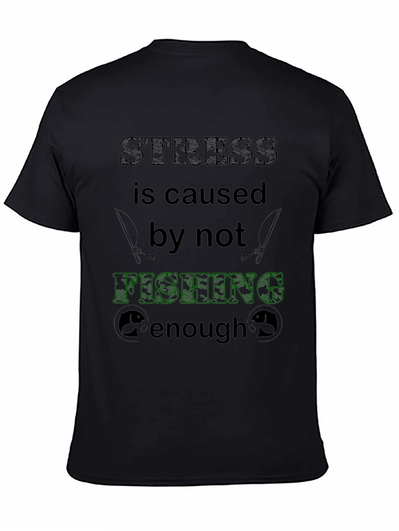 Stress Fishing T-Shirt: Fishermans Apparel