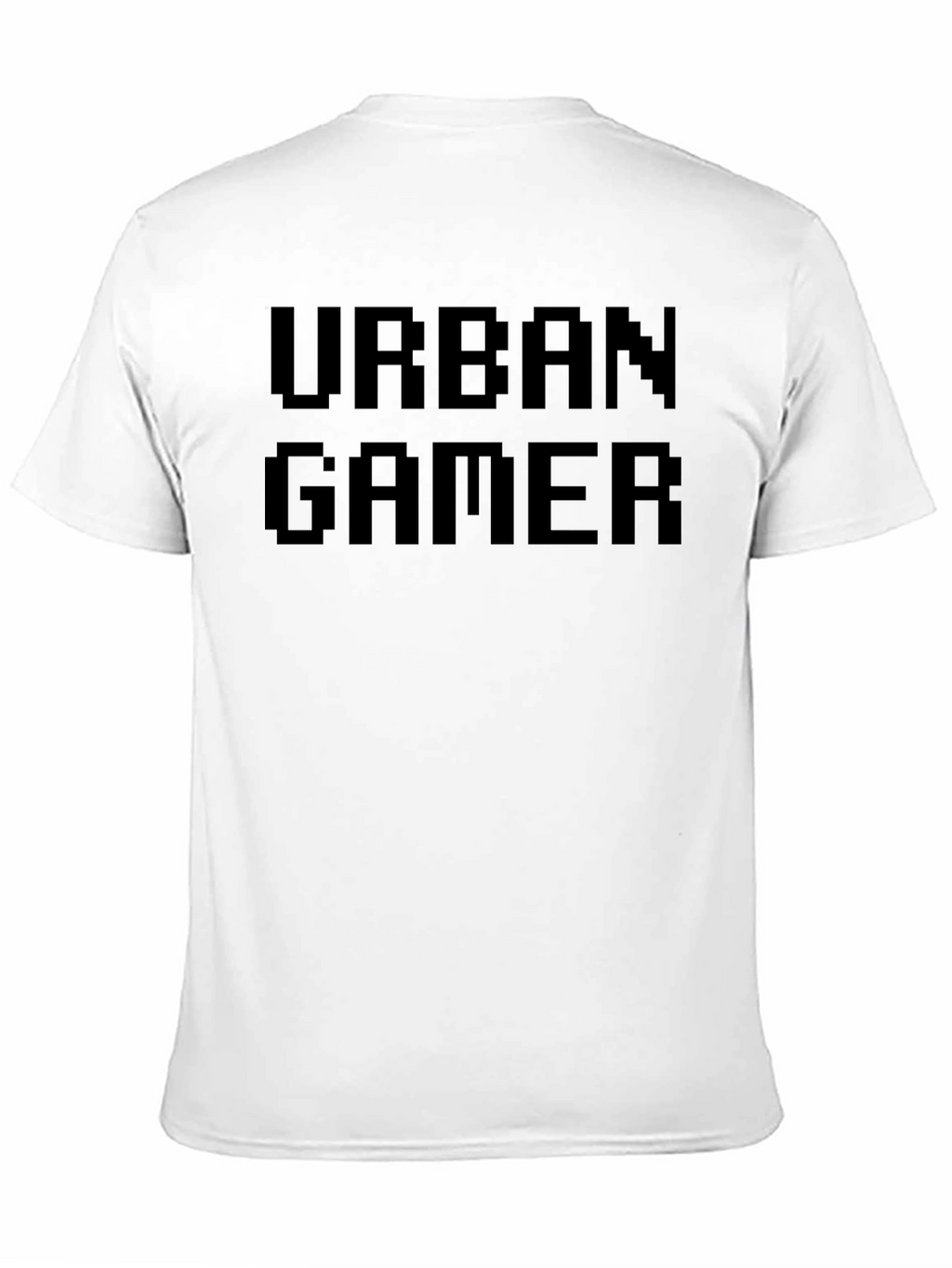 Urban Gamer Pixel Tee - Black Graphic Shirt