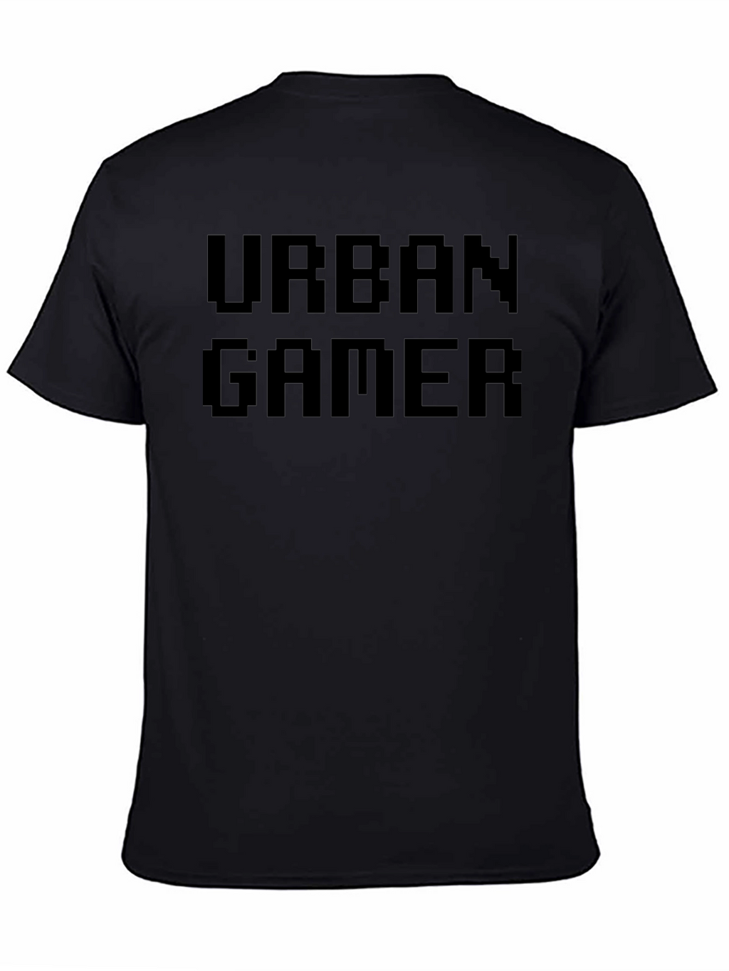 Urban Gamer Pixel Tee - Black Graphic Shirt