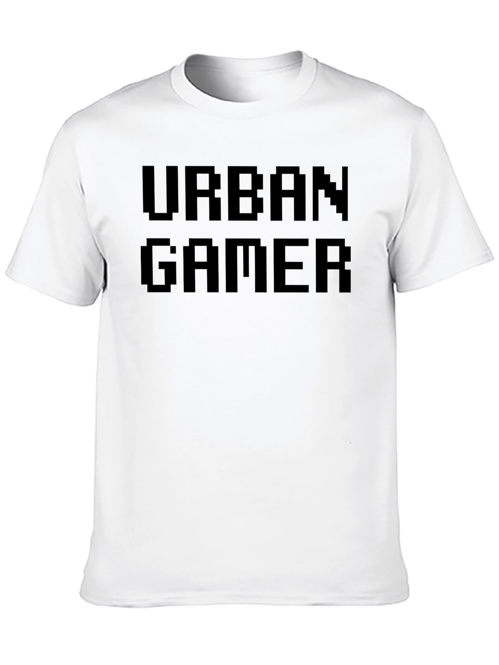 Urban Gamer Pixel Tee - Black Graphic Shirt