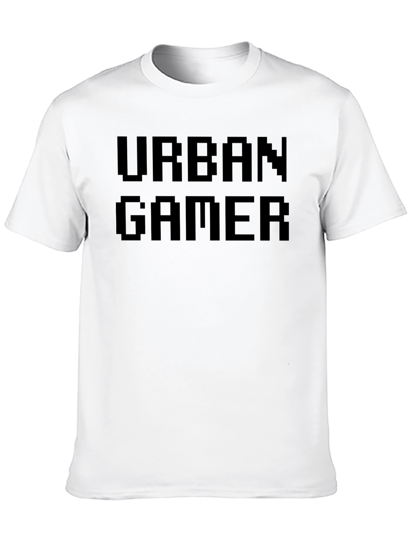 Urban Gamer Pixel Tee - Black Graphic Shirt