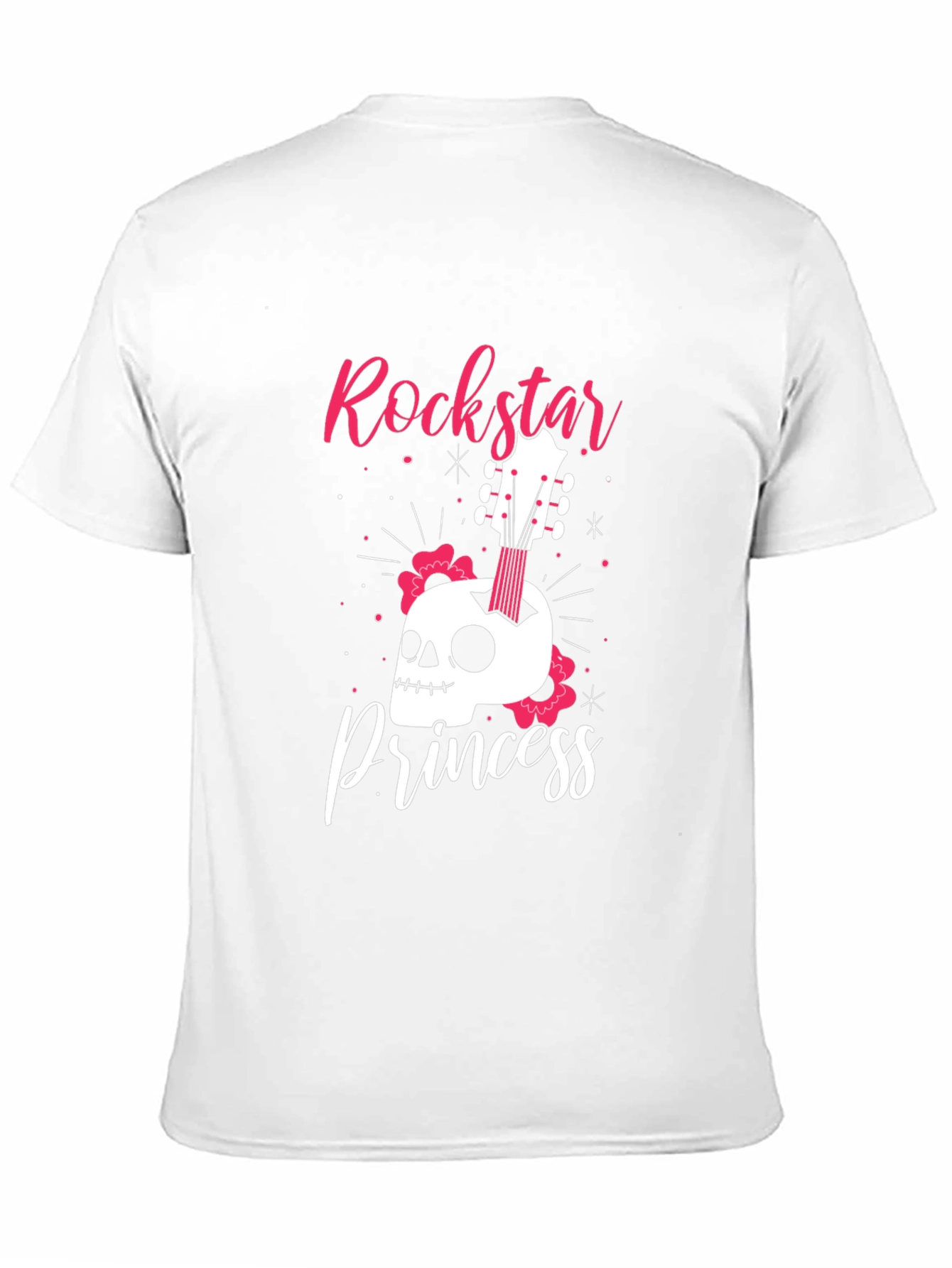 Rockstar Princess Skull Graphic Tee