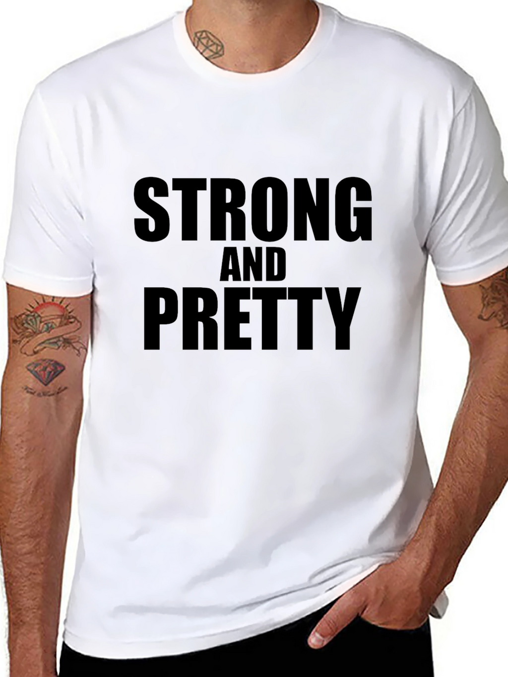 Strong and Pretty Graphic T-Shirt