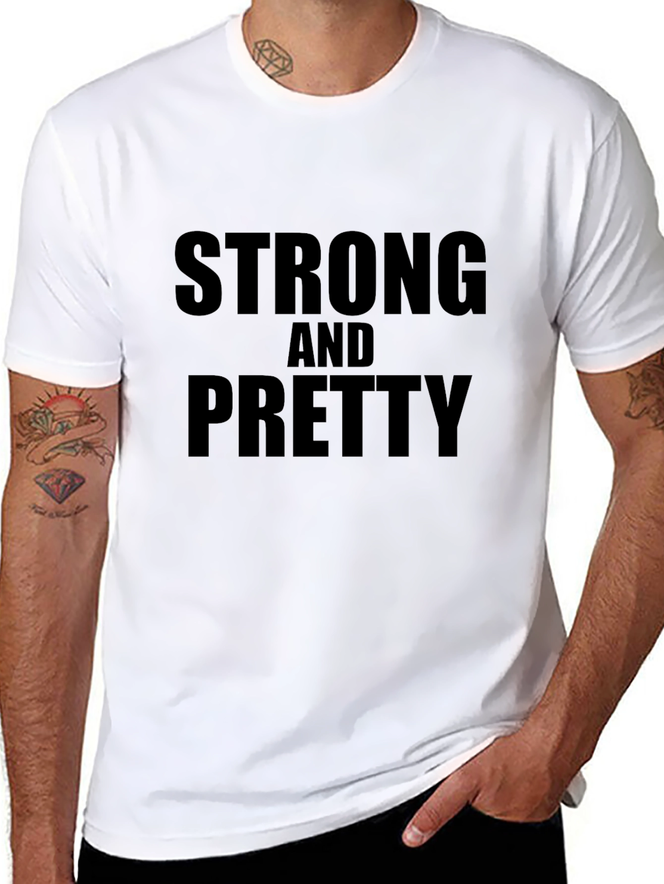 Strong and Pretty Graphic T-Shirt