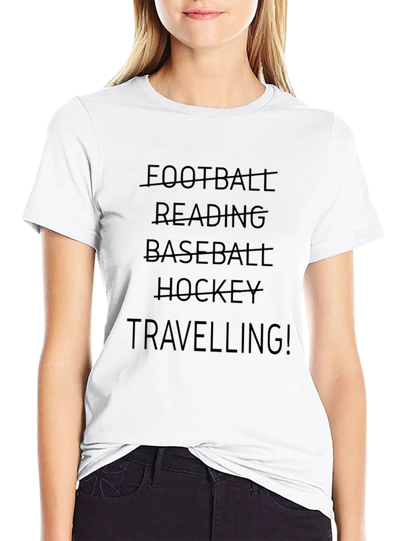 Mens Black Travelling T-Shirt