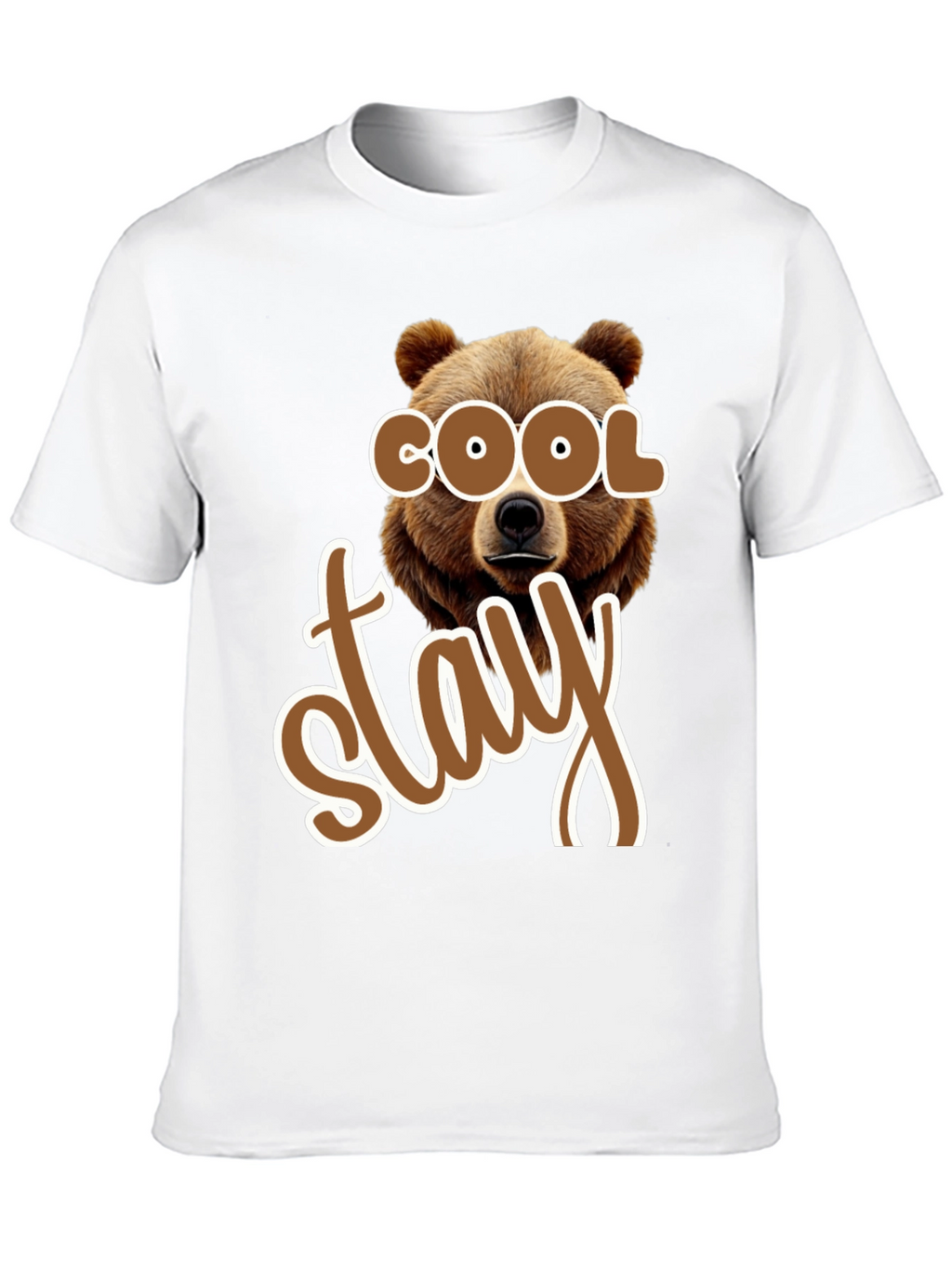 Cool Stay Bear Graphic T-Shirt