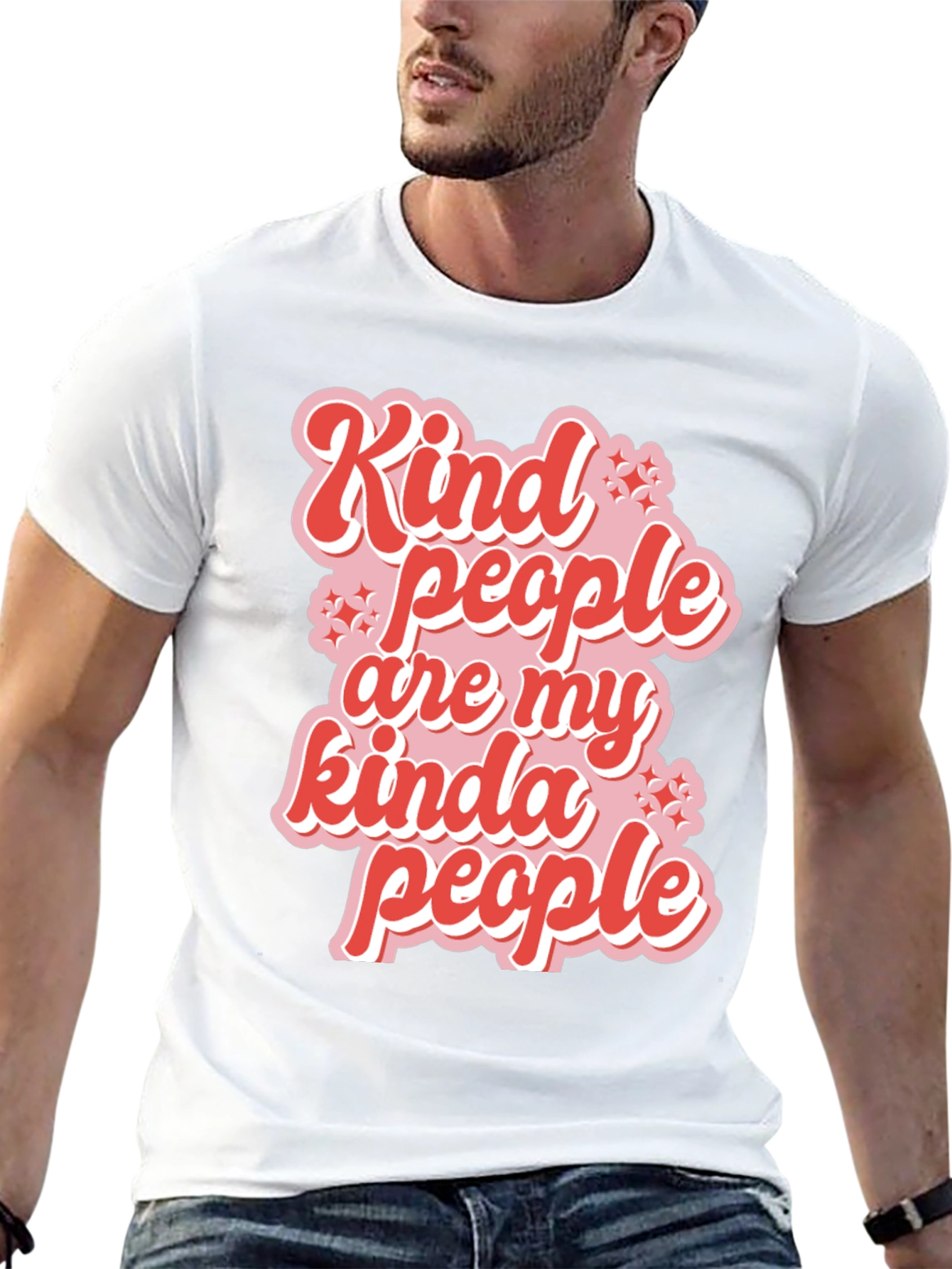 Kind People Graphic Tee - Black Casual T-Shirt