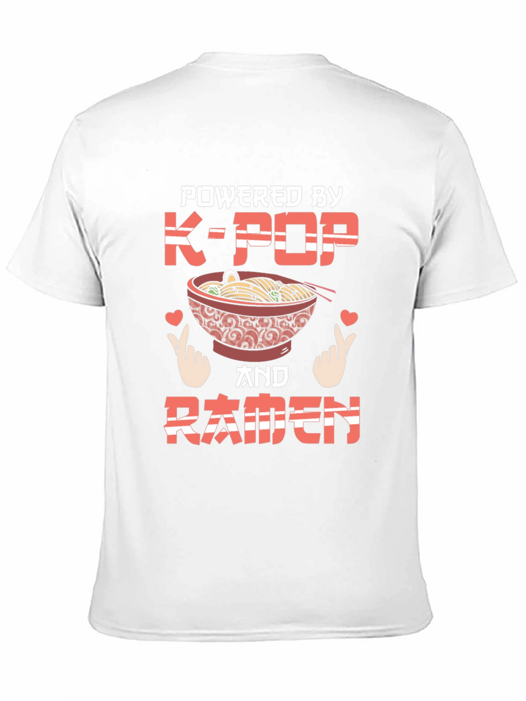 K-Pop & Ramen T-Shirt - Powered By Tee