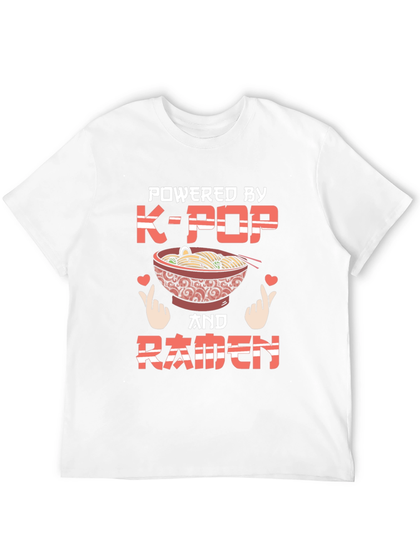K-Pop & Ramen T-Shirt - Powered By Tee