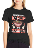 K-Pop & Ramen T-Shirt - Powered By Tee