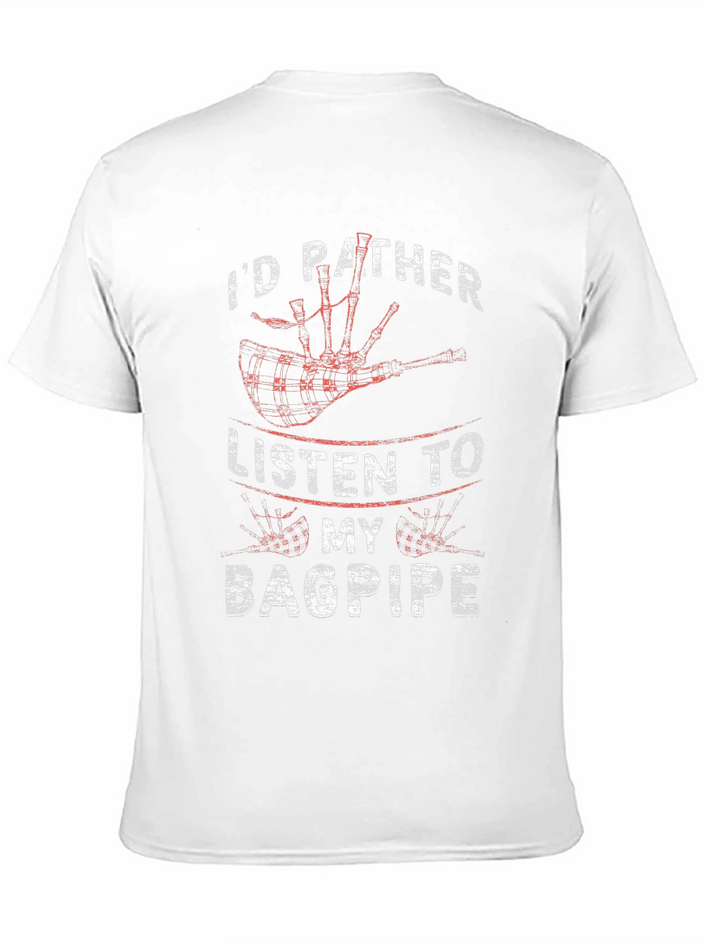 Bagpipe Lover Graphic Tee