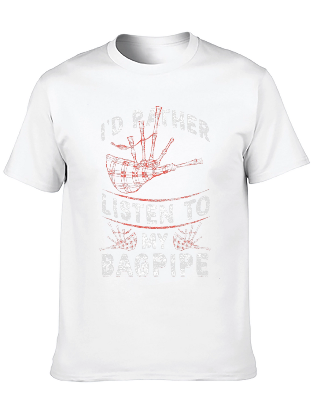 Bagpipe Lover Graphic Tee
