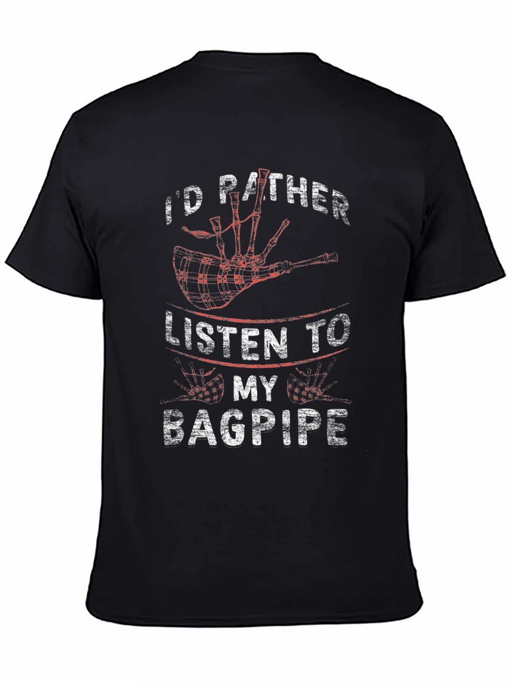 Bagpipe Lover Graphic Tee