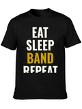 Eat Sleep Band Repeat T-Shirt - Musicians Tee