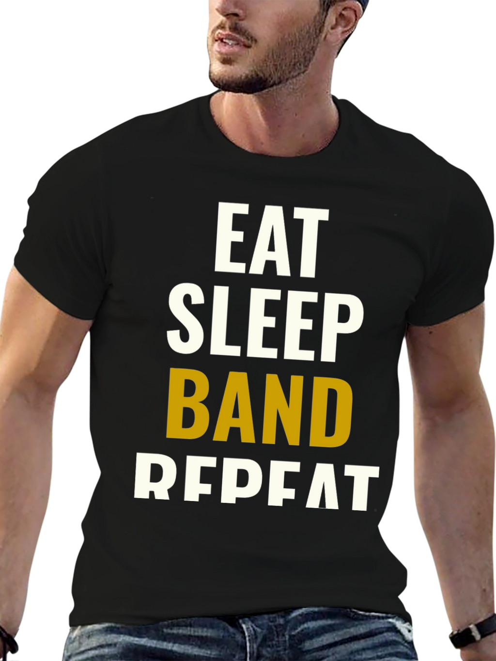 Eat Sleep Band Repeat T-Shirt - Musicians Tee