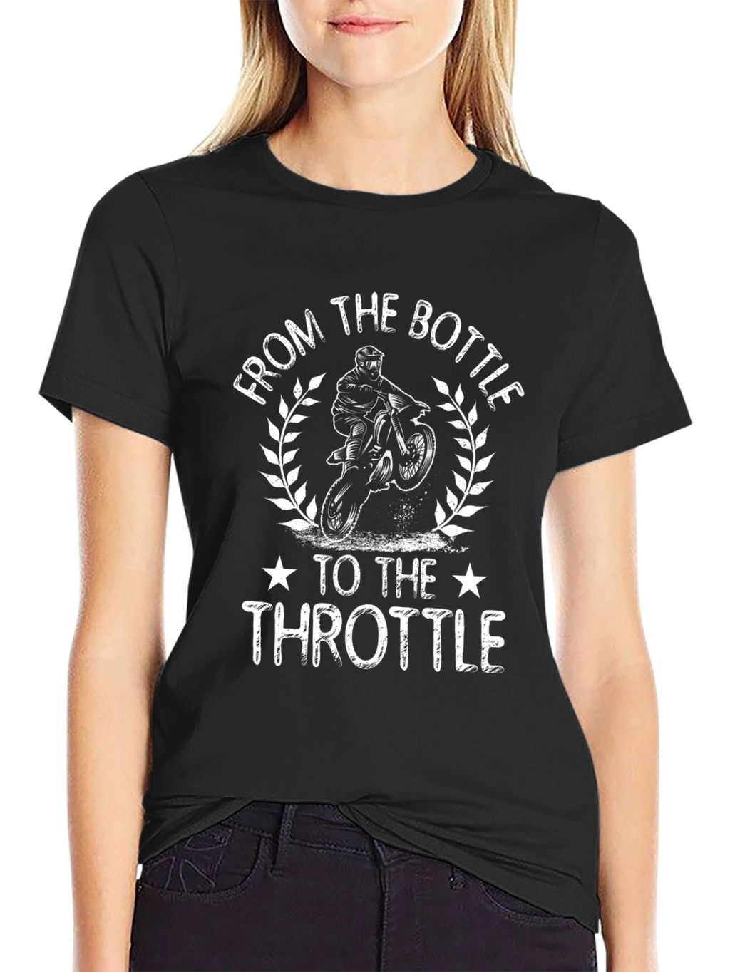 From the Bottle to the Throttle Graphic Tee