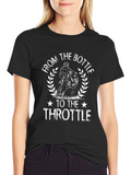 From the Bottle to the Throttle Graphic Tee